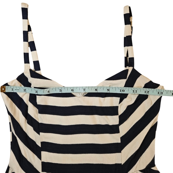 Lush Striped Sun Dress, Navy/ White, Small - Picture 12 of 12